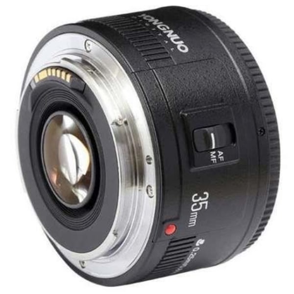 YONGNUO YN35mm F2 vidvinkelobjektiv för Canon DSLR-kamera