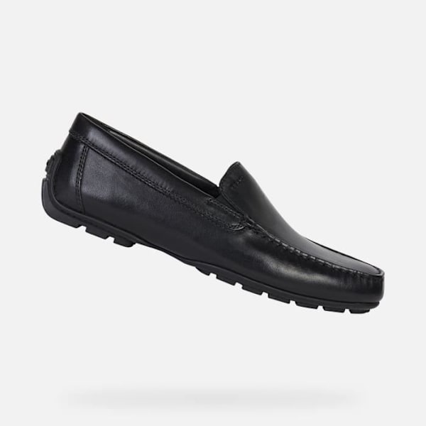 Loafers - Geox - U MONER 2FIT - Läder - Herr - Svart Svart 41 1/2