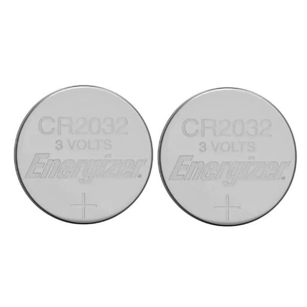 Klockbatteri CR2032 litium 3V, 2 stycken