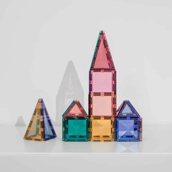 CONNETIX Byggplattor Magnetiska Pastell Mini Pack, 32 Delar Pastell