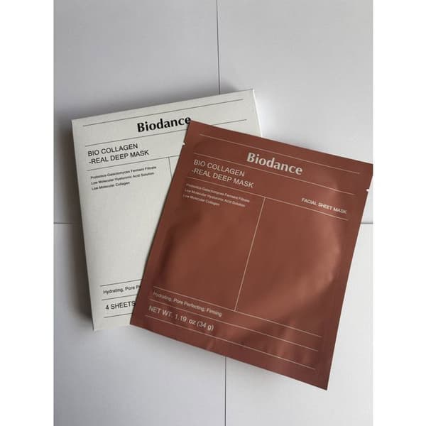 Pack 4 lådor Biodance ansiktsmasker -16 bitar (4 masker per låda)