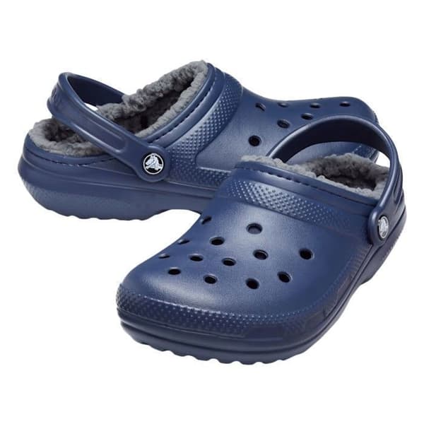 Herrskor - CROCS - Classic Lined Clog - Blå - Mjuk foder - Optimal komfort Blå 36
