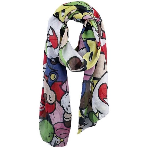 Foulard - SUPERMARIO - Karaktärer - Multifärgad - 100% Polyester - En storlek Flerfärgad
