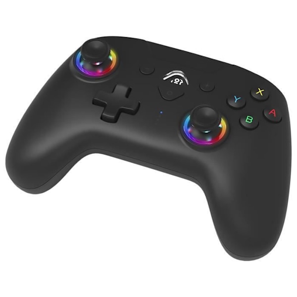 Trådlös handkontroll - SUBSONIC - Switch 2 / Switch - Programmerbara LED-ljus - Vibrationer - Gyroskop - Svart Svart