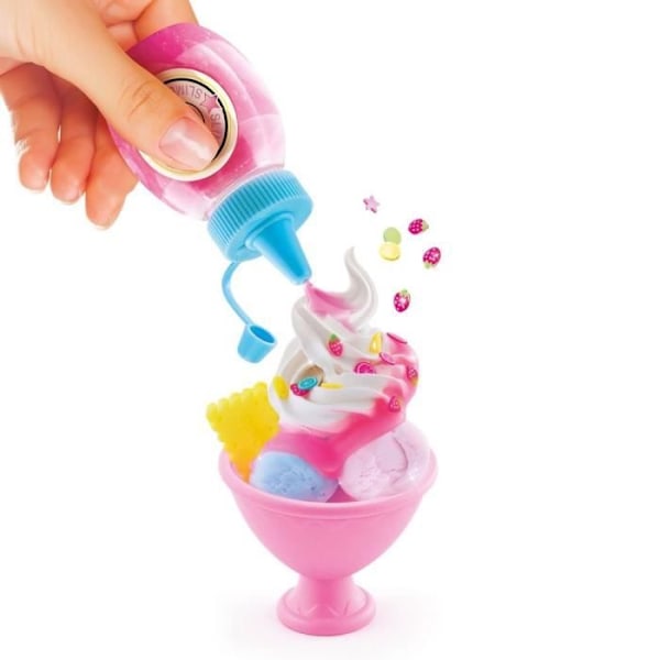 CANAL TOYS - So Slime - Slime factory glass - Slime Fluffy ice cream factory - SSC 180 Flerfärgad