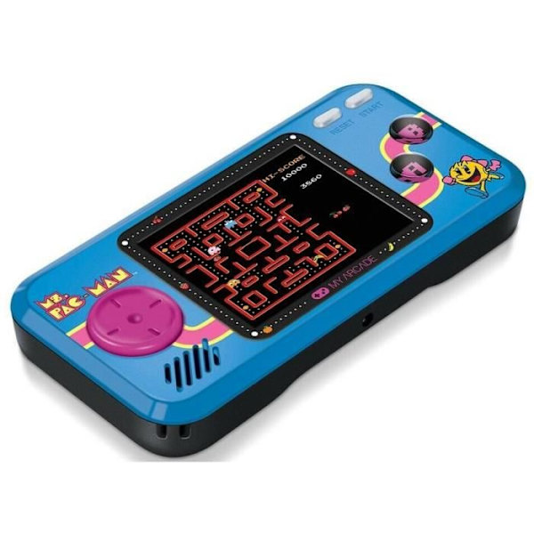 Console Portable Pocket Player - My Arcade - Ms PAC-MAN Svart