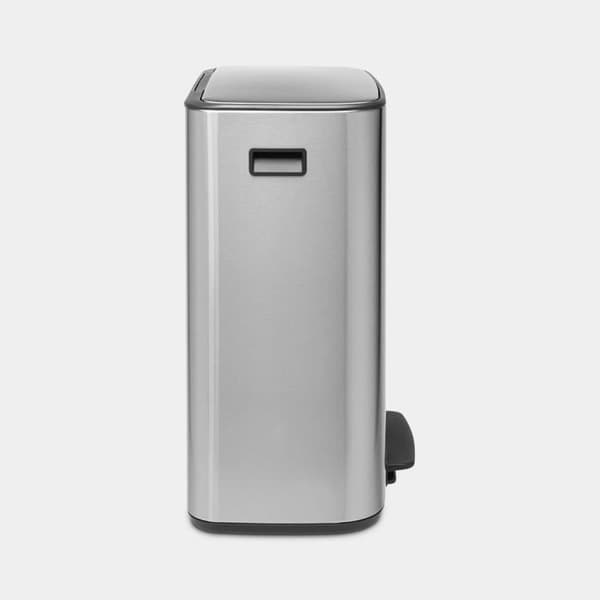 brabantia - pedalkorg 2x30l matt stål - 211461