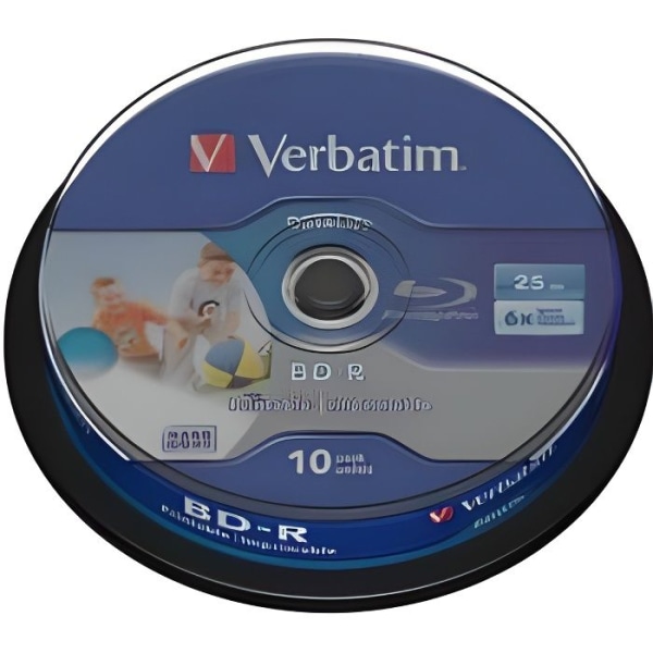 Lot om 10 Blu-ray Disc R DataLife - VERBATIM - 25 GB 6x - Spindel