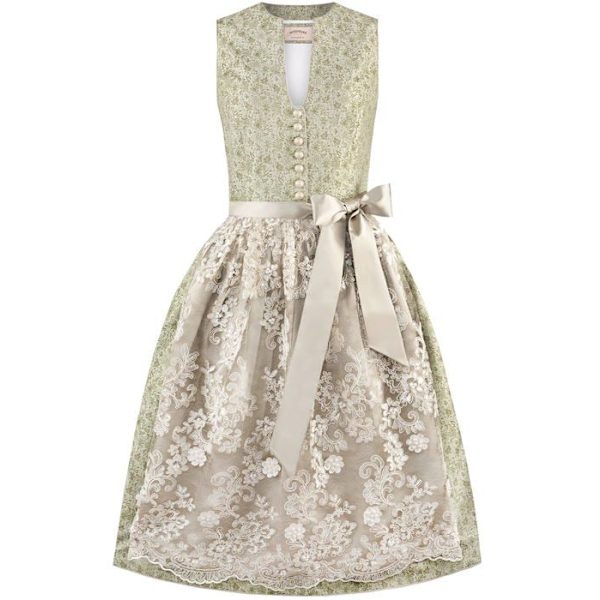 Stockerpoint Klänning - SERAFI GRÜN-48 - Dam Serafina Dirndl Special Occasion Dress Grön XL