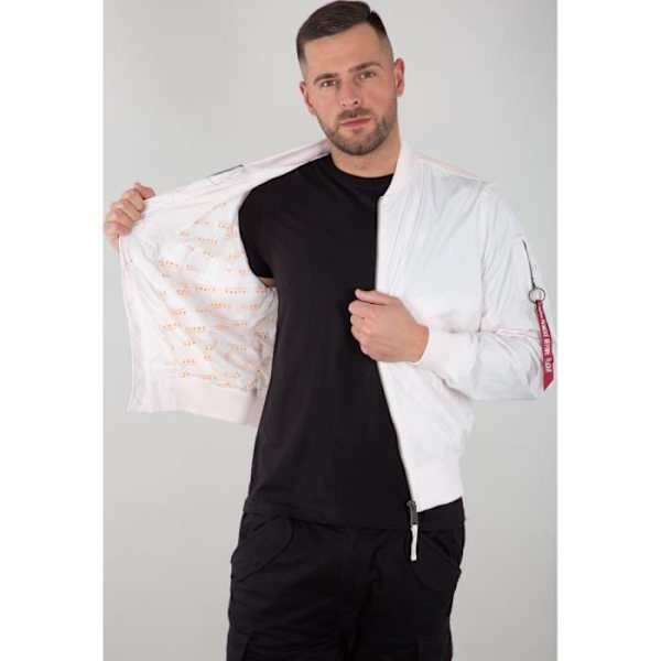 Jacka - Alpha Industries - MA-1 Parachute - Vit - Man - Vuxen Vit M