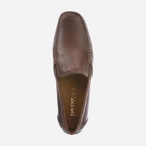 Mocassiner - Geox - Moner - Slät läder - Exceptionell komfort - Färg brun kaffe 45
