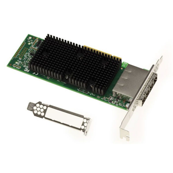 PCIe 3.1 SAS SATA 12GB 16-portars internt styrkort. OEM modell 9400-16e