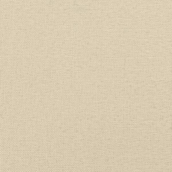 vidaXL Prydnadskuddar 2 st Creme Ø15x50 cm Tyg 349503