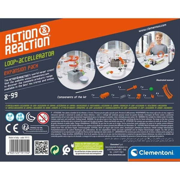 Clementoni - Action & Reaction - Extension - Looping & Accelerator