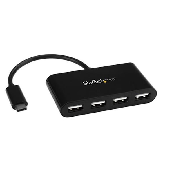 USB 2.0-hubb - STARTECH.COM - ST4200MINIC - 4 portar - USB-C till 4x USB-A - Kompakt och lätt