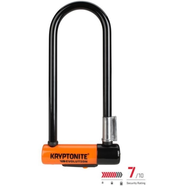 Kryptonite Evolution Mini-9 U-format lås - Skyddsnivå 7 - Svart
