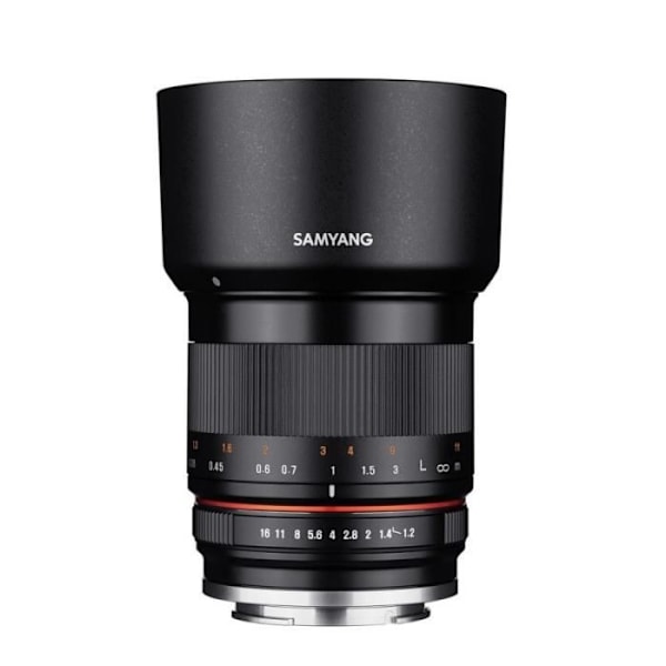 SAMYANG 35mm F1.2 ED AS UMC CS-objektiv för Sony E - Aperture F/1.2 - Vikt 420g Svart