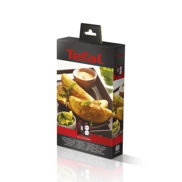 Empanada tallrikar - TEFAL - Snack Collection - Non-stick - Tål maskindisk Svart