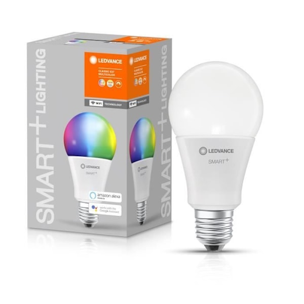 LEDVANCE BTE1 Smart+ WIFI STANDARD FROSTAD 100W E27 COLOR CHANGING glödlampa