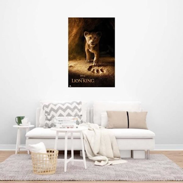 Disney El Rey Leon Simba Real Action affisch