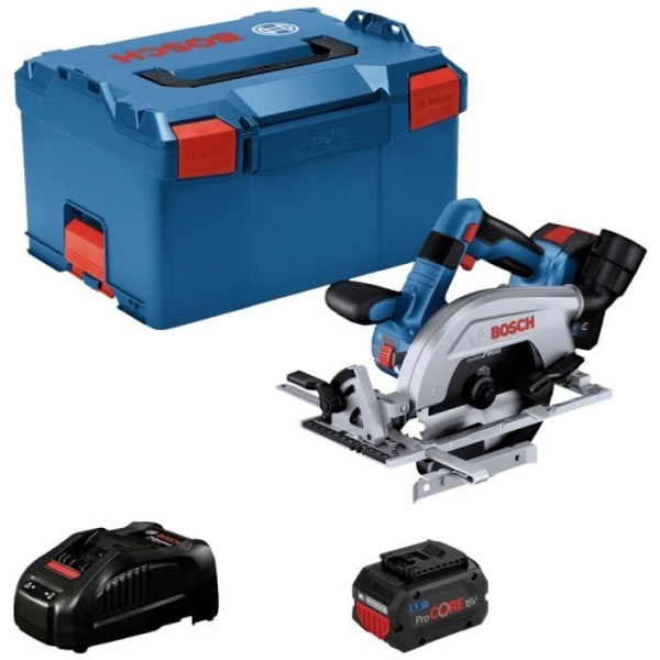 Bosch Professional GKS 18V-57-2 L Sladdlös handcirkelsåg Max. (90°) 57 mm + 2 batterier