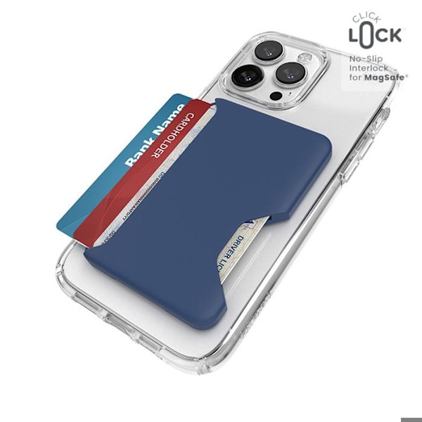 Speck ClickLock plånbok för MagSafe - MagSafe magnetisk plånbok (kustblå)