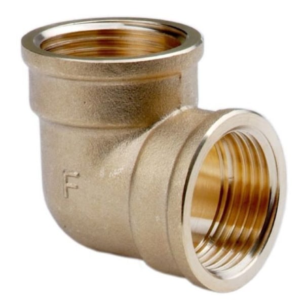 Boulon - mutter - skiva Ferro - K06Z - Vinklad mutter 5/4 mässing -