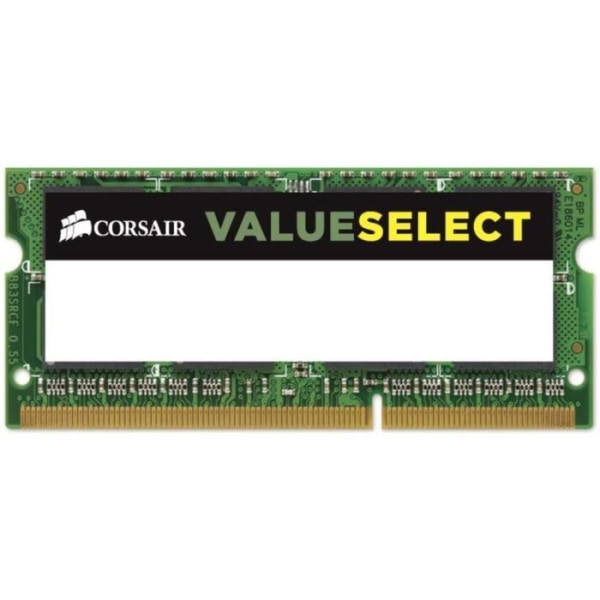 RAM-minne - CORSAIR - ValueSelect DDR3L - 4GB 1x4GB DIMM - 1600 MHz - 1,35V (CMSO4GX3M1C1600C)