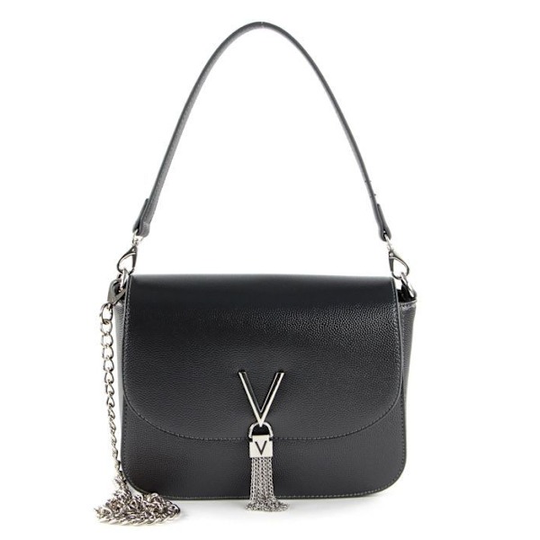 Crossbody axelväska - VALENTINO - Divina - Silvergrå - 23x17x7 cm - 570 g grå, silver