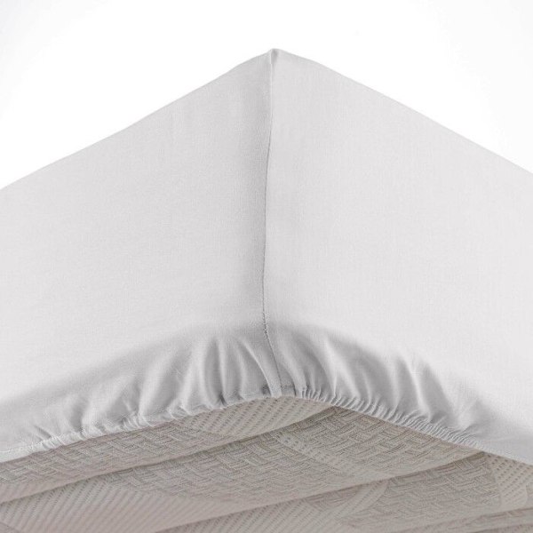 Drap Housse - Oscar - 140x190 cm - Mikrofiber - Vit - 2 Personer Vit