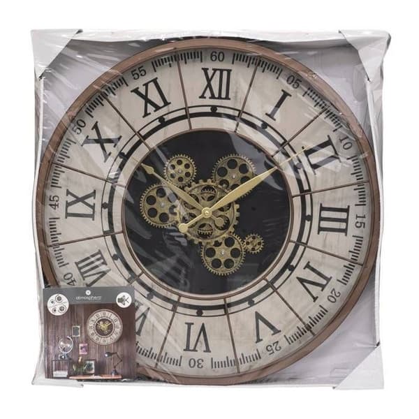 Klocka "Stella" metall D57cm - Atmosphera Inredningsdesigner brun