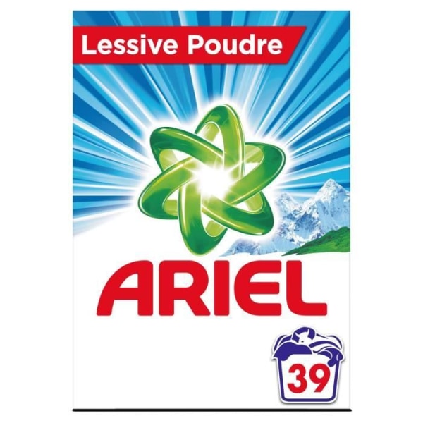 ARIEL Alpine pulvertvättmedel - 39 tvättar