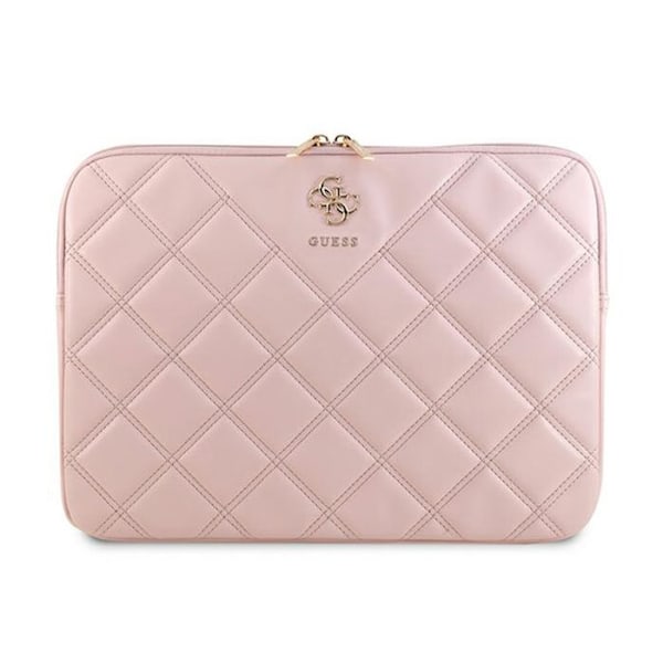 Guess Quilted 4G Sleeve - Fodral för bärbar dator 13" / 14" (rosa)