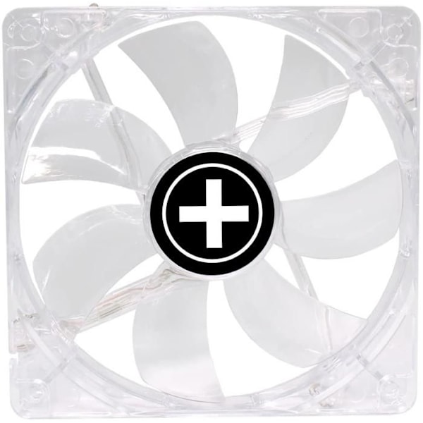 Fläkt - XILENCE - XPF120.TR - 120 mm - Röd LED - 30 dB Transparent