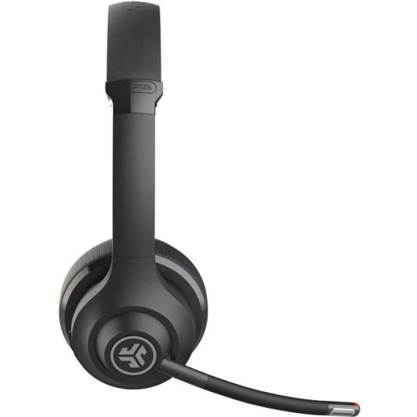 JLab Audio - GO Work Wireless Headset Svart - Trådlösa hörlurar - Bluetooth - 45h BT batteritid Svart