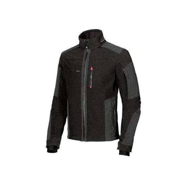 Soft Shell stretch vindtät andas och vattenavvisande arbetsjacka - U-POWER RALLY Black Carbon - IM110BC Svart S