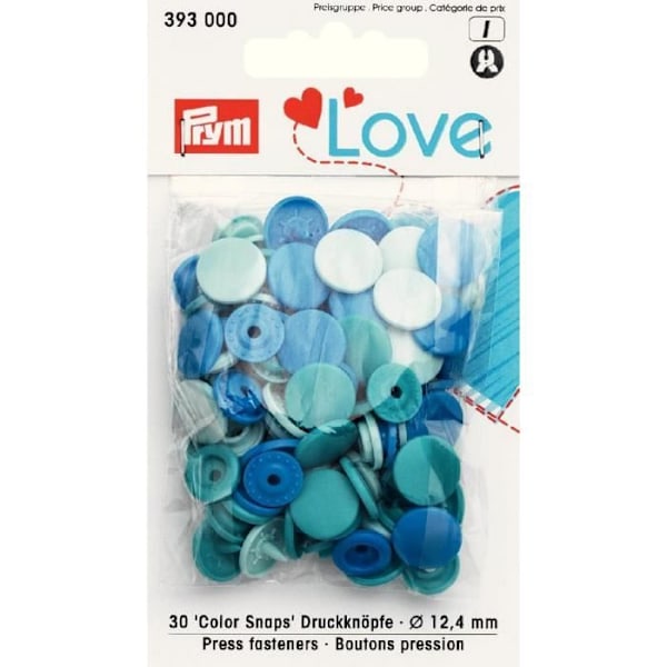 Love snaps 5 färger - Prym