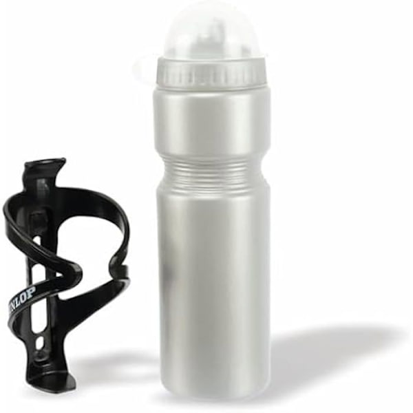 Cykelflaska - DUNLOP - 99524 - Flerfärgad - 750 ml - Hållare ingår Flerfärgad