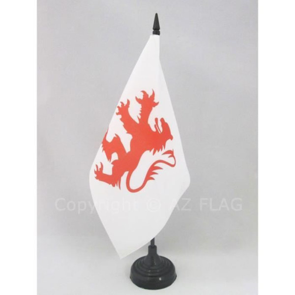 Gers Bordsflagga 21x14cm - Franska avdelningen - Midi-Pyrénées Hög kvalitet