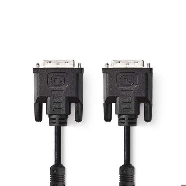 DVI-kabel - Nedis - DVI-I - 2 m - Svart - Digital överföring