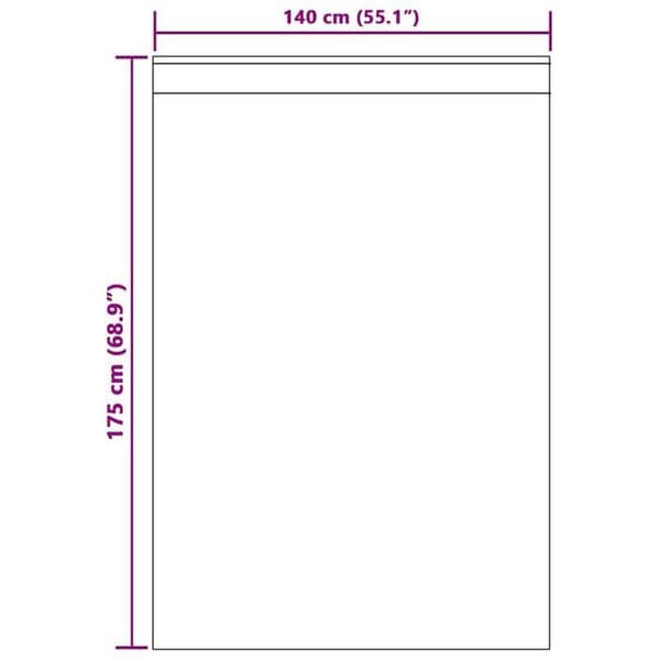 Gardiner i voile - vidaXL - Mörkgrå - Polyester - 175x140 cm - Set om 2 - Utvändig montering Mörkgrå