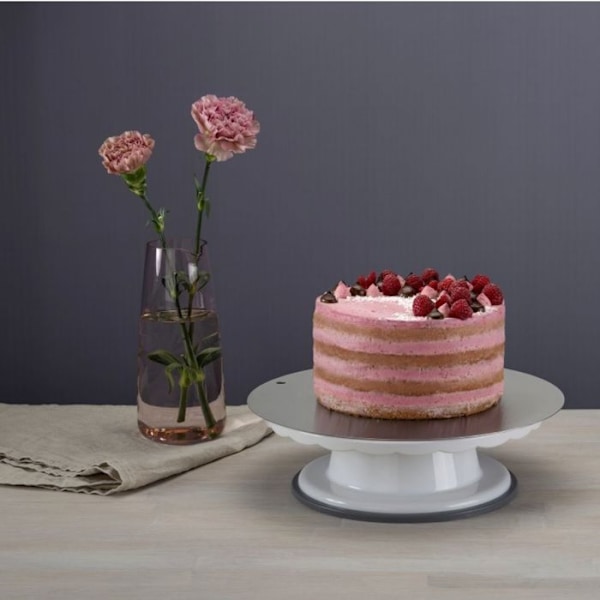 Presentationstall för rund tårta i rostfritt stål Dr.Oetker Diverse Grå