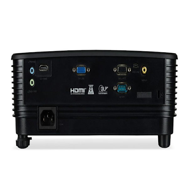 Acer X1228i DLP 3D TU-projektor svart - ACER - SVGA (800x600) - 4500 lumen - 20000:1