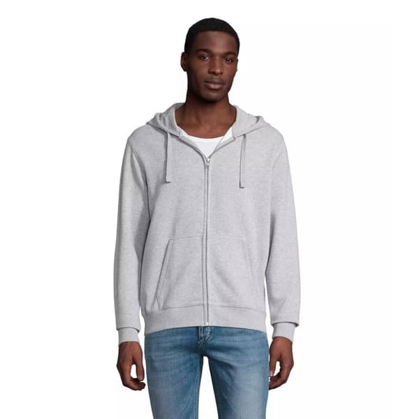 Sol's Spike zip hoodie Ljunggrå XXL