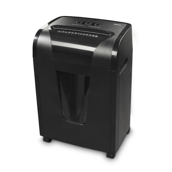 HAMA Premium M10+ dokumentförstörare - Avancerad säkerhetsförstörare P5 T5 E4 - Förstörare kapacitet 20 liter