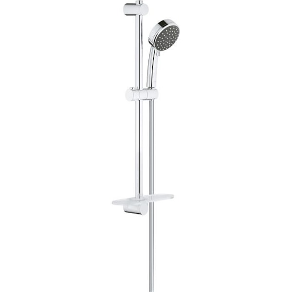 GROHE Vitalio Comfort 100 Krom duschset - 2 strålar - Duschstång 600 mm - Flexibel 1750 mm