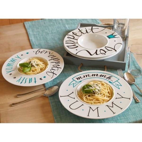 Porcelain markers EDDING E4200 - Sortiment av 6 kalla färger Flerfärgad