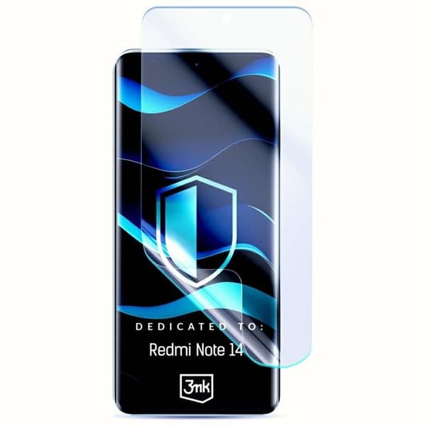 Härdat glas för Redmi Note 14 3MK FlexibleGlass
