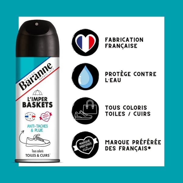 Baranne Vattentät spray för sneakers 200ml