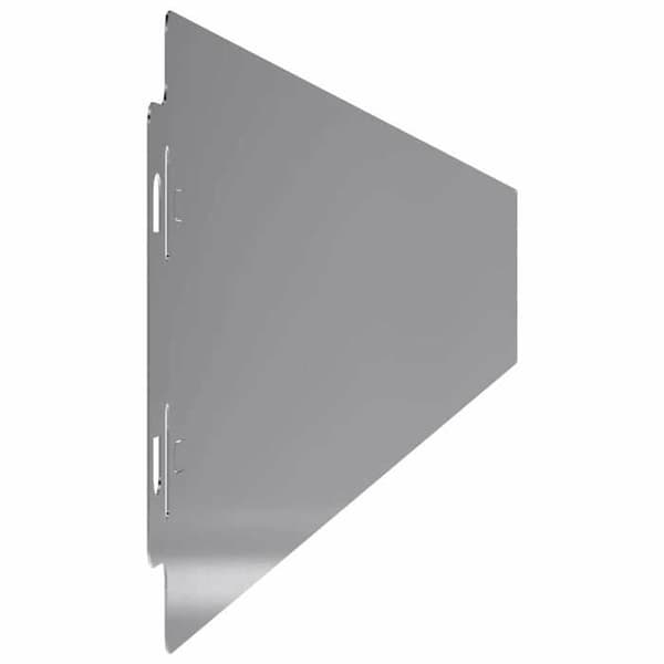 vidaXL Gräskant 50 st 10 x 103 cm Galvaniserat stål Silver 860141
